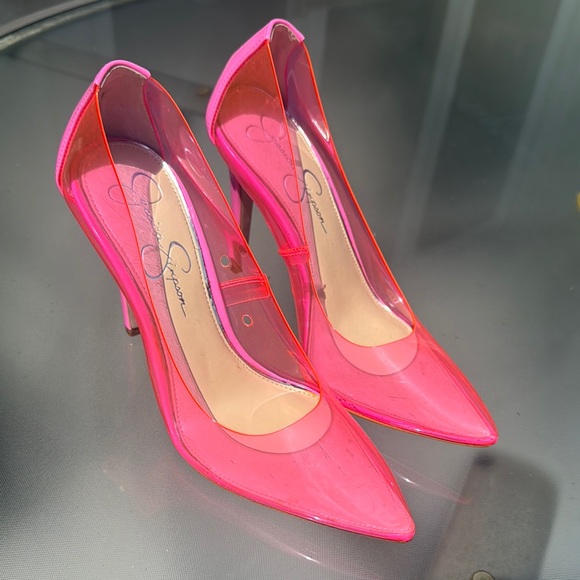 Jessica Simpson Shoes - Jessica Simpson hot pink pumps